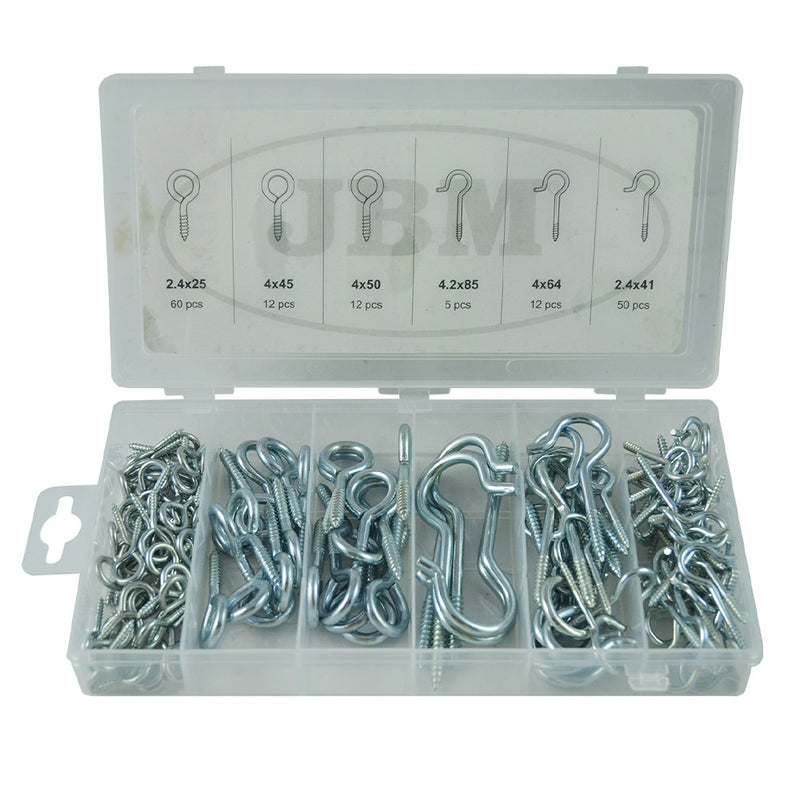 JBM (53352) Eye Bolt Assortment 151pcs
