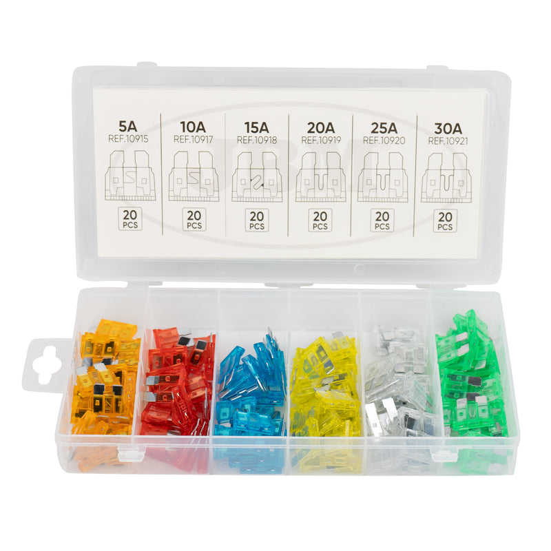 JBM (53356) Auto Fuse Assortment 120pcs