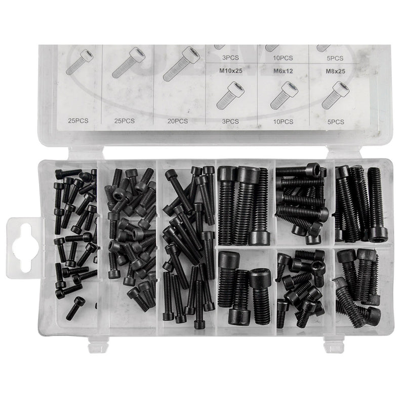 JBM (53362) Allen Cap Screw Assortment 106pcs
