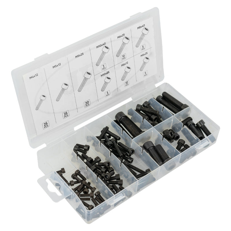 JBM (53362) Allen Cap Screw Assortment 106pcs