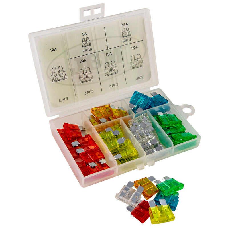 JBM (53367) Surtido de fusibles para coche 48 uds.