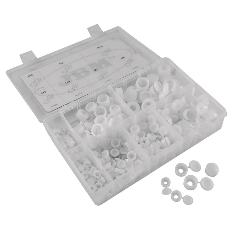 JBM (53370) Tapa abatible blanca, 180 unidades