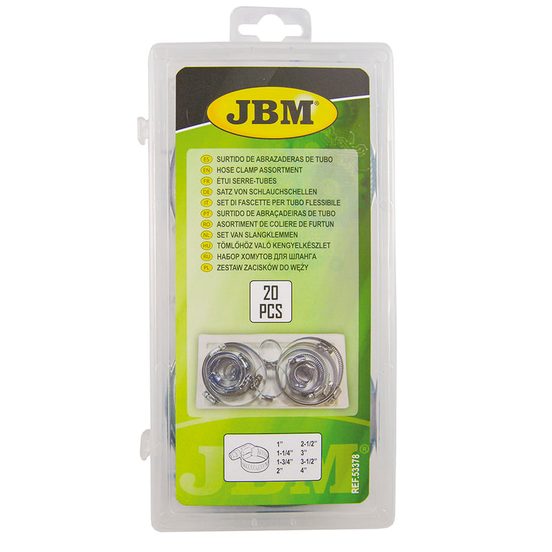 JBM (53378) Hose Clamp Assortment 20pcs