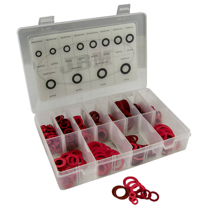 JBM (53381) Fibre Washer Assortment 600pcs