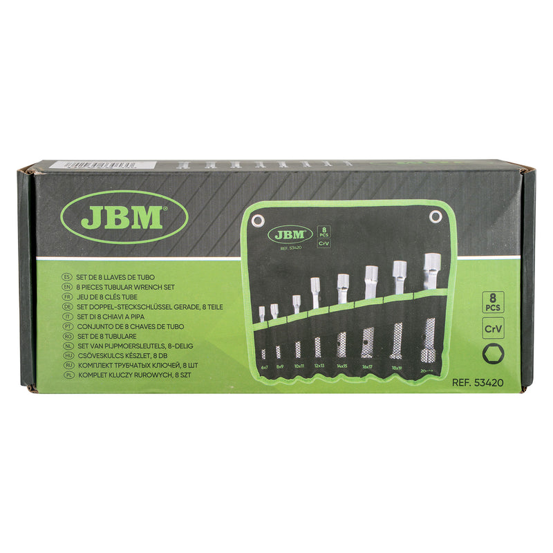 JBM (53420) Juego de 8 llaves de tubo