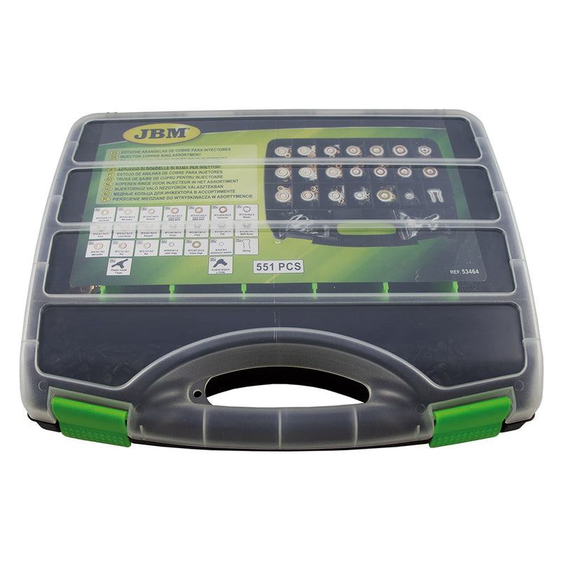 JBM (53464) Injector Copper Ring Assortment 551pcs