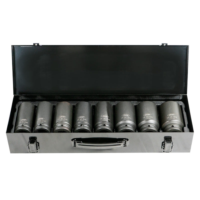 JBM (53470) 8 Piece 3/4" Impact Socket Set