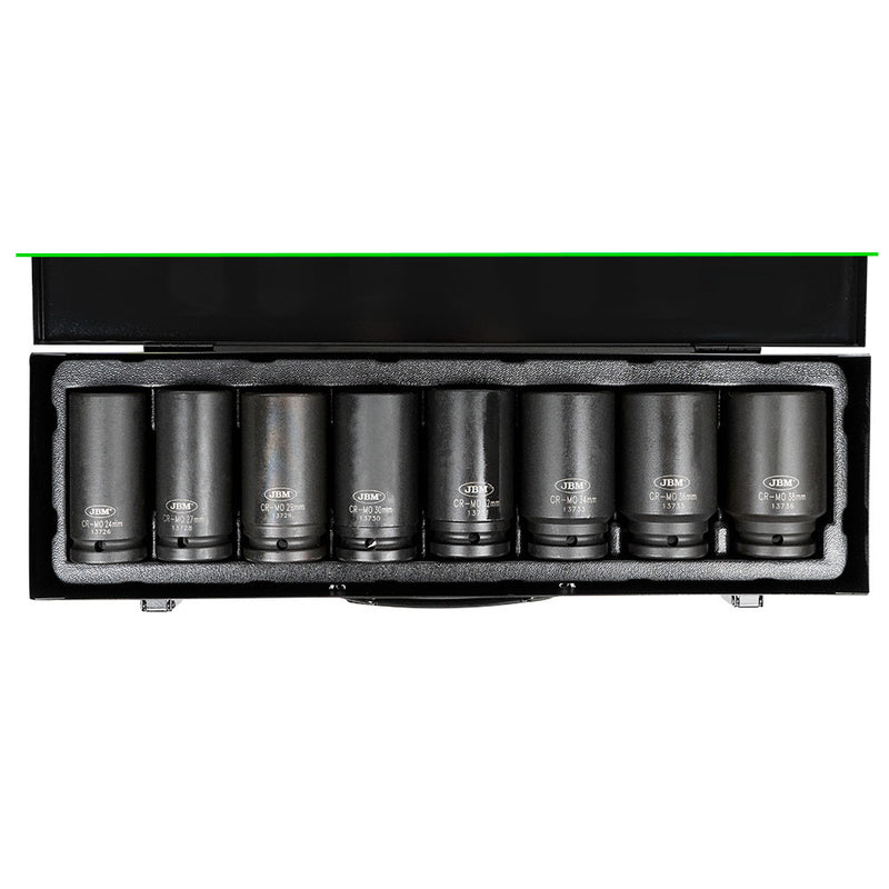 JBM (53470) 8 Piece 3/4" Impact Socket Set