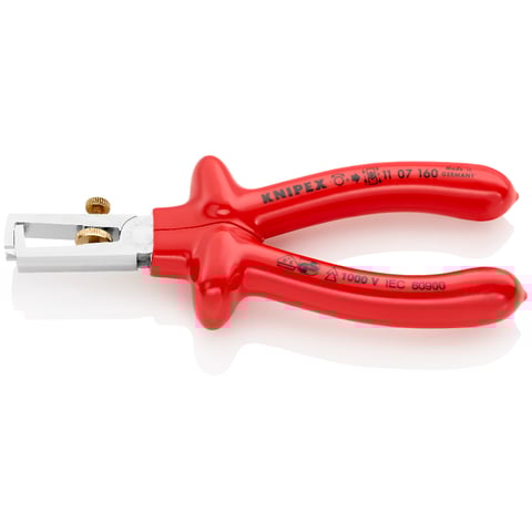 Knipex (11 07 160) Pelacables con muelle de apertura, universal