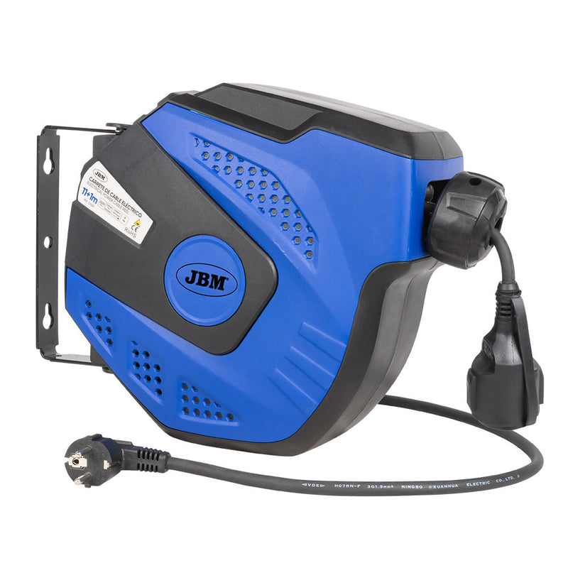 JBM (53526) 12m Retractable Electric Cable Reel