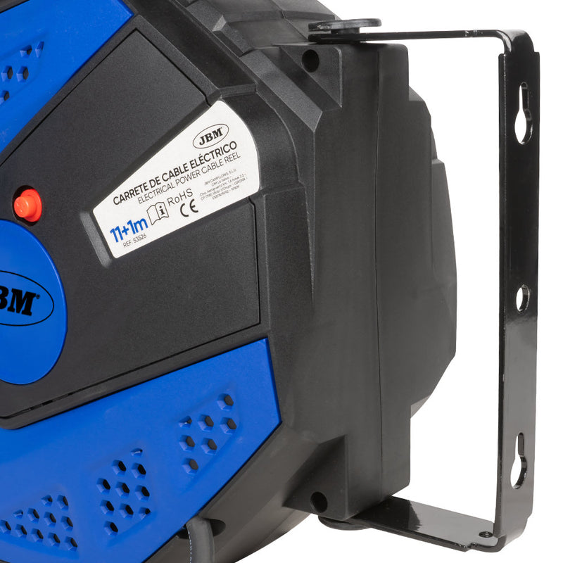 JBM (53526) 12m Retractable Electric Cable Reel