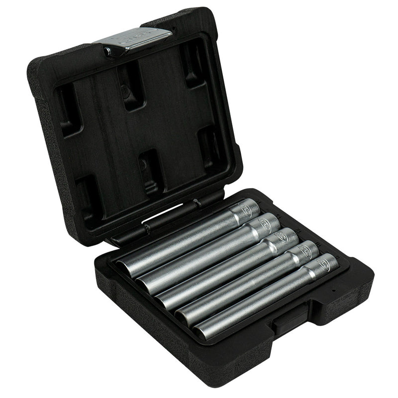 JBM (53545) Conjunto de 5 Soquetes Hexagonais Extra Longos de 3/8"