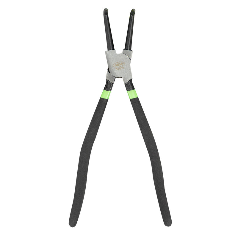 JBM (53550) Alicate para anillos elásticos internos de punta acodada 90°, 13" 330mm