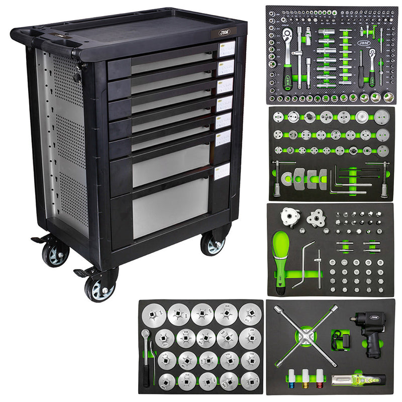 Armario de herramientas JBM (53555) - Mantenimiento especial - Gris