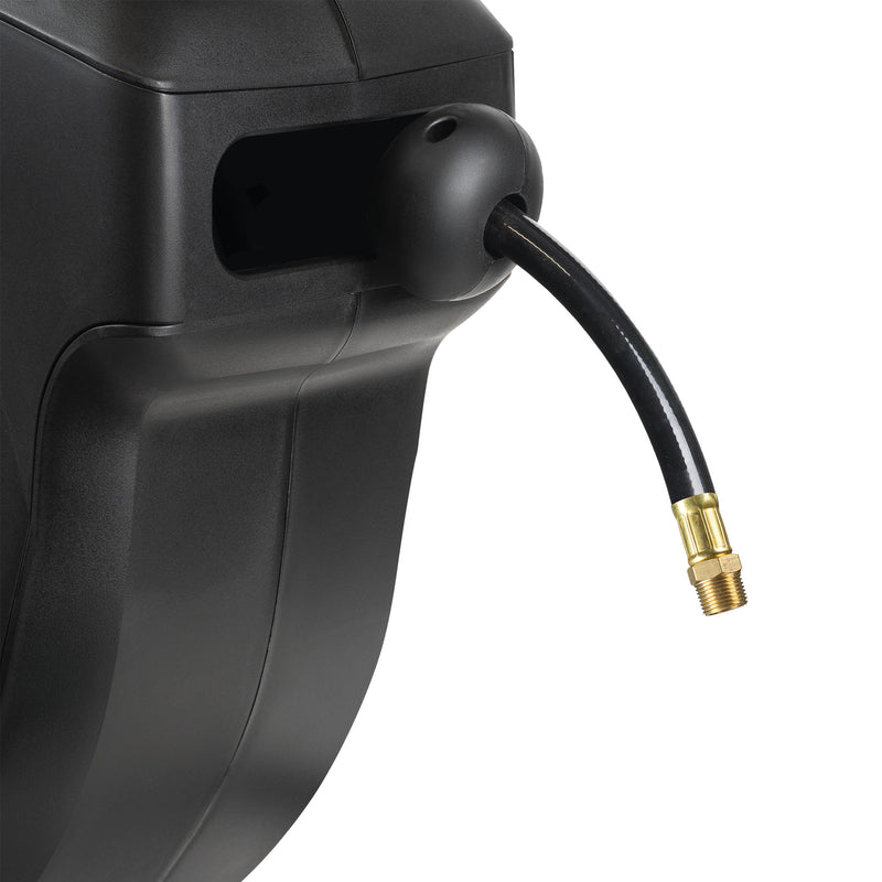 Carrete de manguera de aire JBM (53582) de 20+2 m con retráctil - Azul