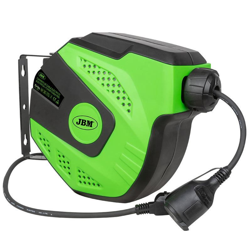 JBM (53584) 12m Retractable Electric Cable Reel