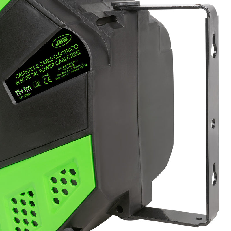 JBM (53584) 12m Retractable Electric Cable Reel
