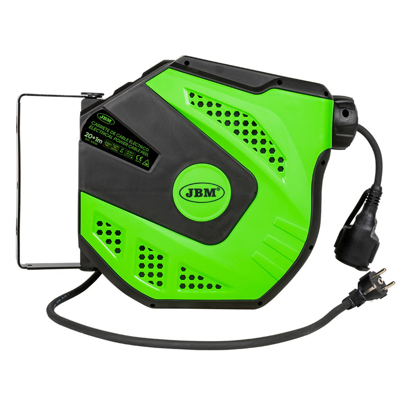 JBM (53586) 21m Retractable Electric Cable Reel