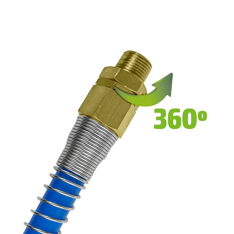 Manguera neumática en espiral JBM (53633) de 10 m - 15 m