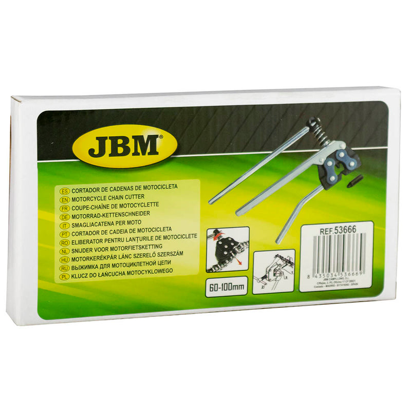JBM (53666) Cortador de cadena para motocicleta (60-100)