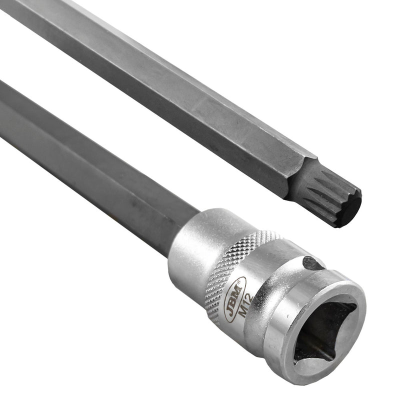 JBM (53667) Extra-Long 12-Point 800mm Bit With 1/2" 12mm Ø Socket