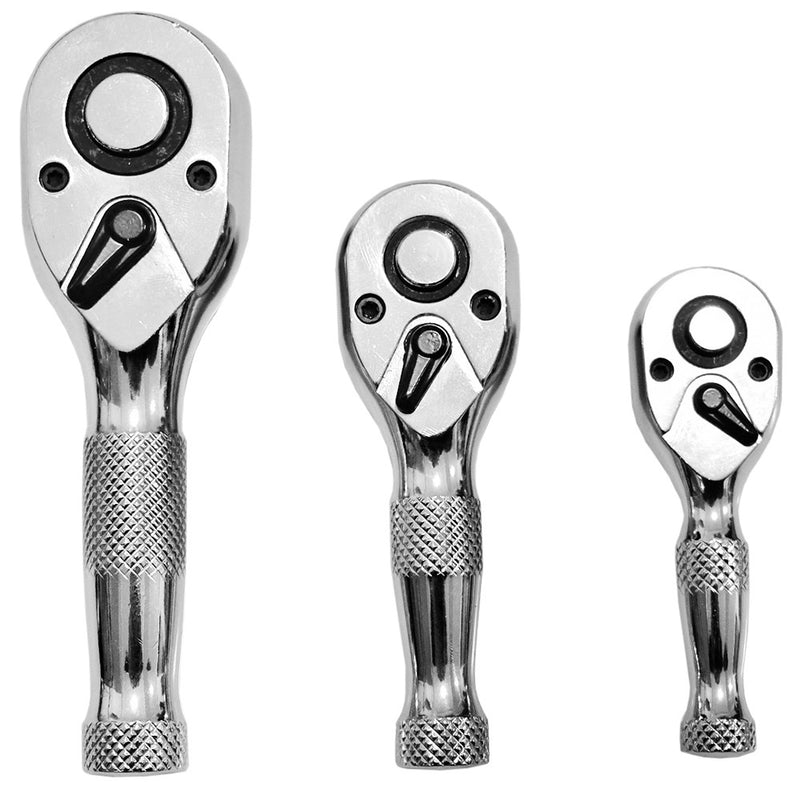 Juego de 3 llaves de carraca cortas JBM (53671).