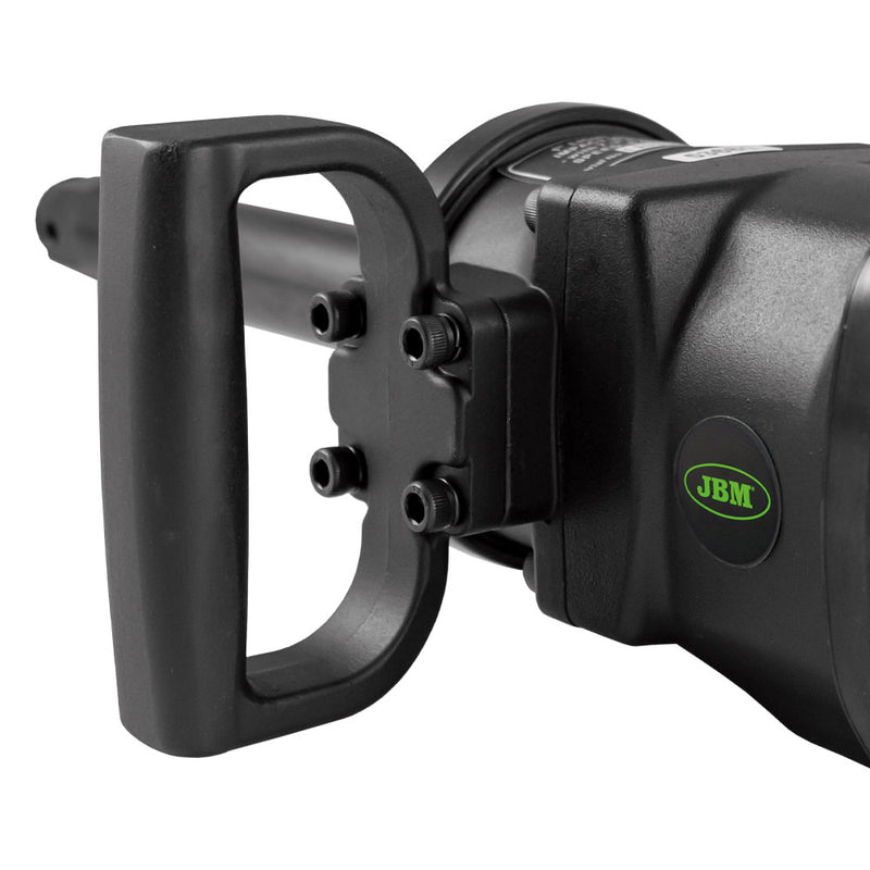 Llave de impacto neumática de punta larga y peso ligero JBM (53681) para camiones, 1", 2441 nm