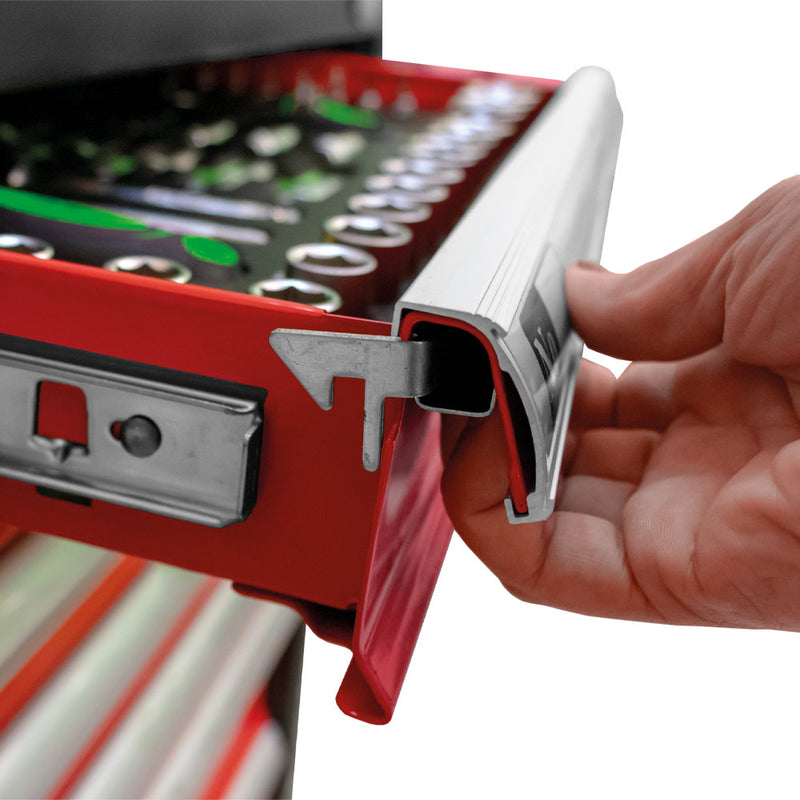 Carro portaherramientas JBM (53686) de 7 cajones - Rojo - Herramientas incluidas