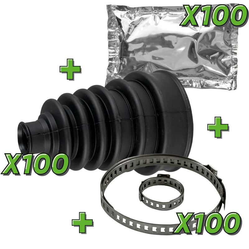 JBM (53693) Conjunto de 100 Botas Elásticas Universais