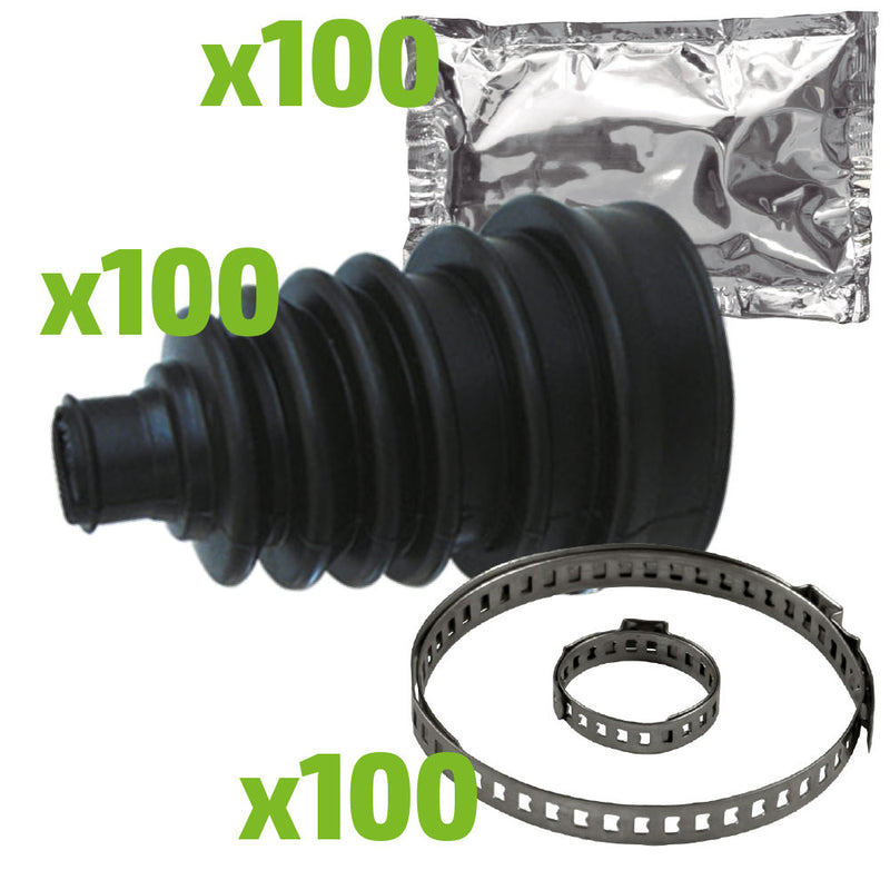 JBM (53698) Conjunto de 100 Botas Elásticas Universais para Carrinha