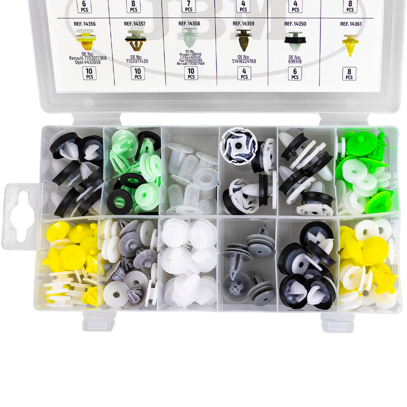 JBM (53710) Renault/Dacia Door Panel Clip Assortment 85pcs