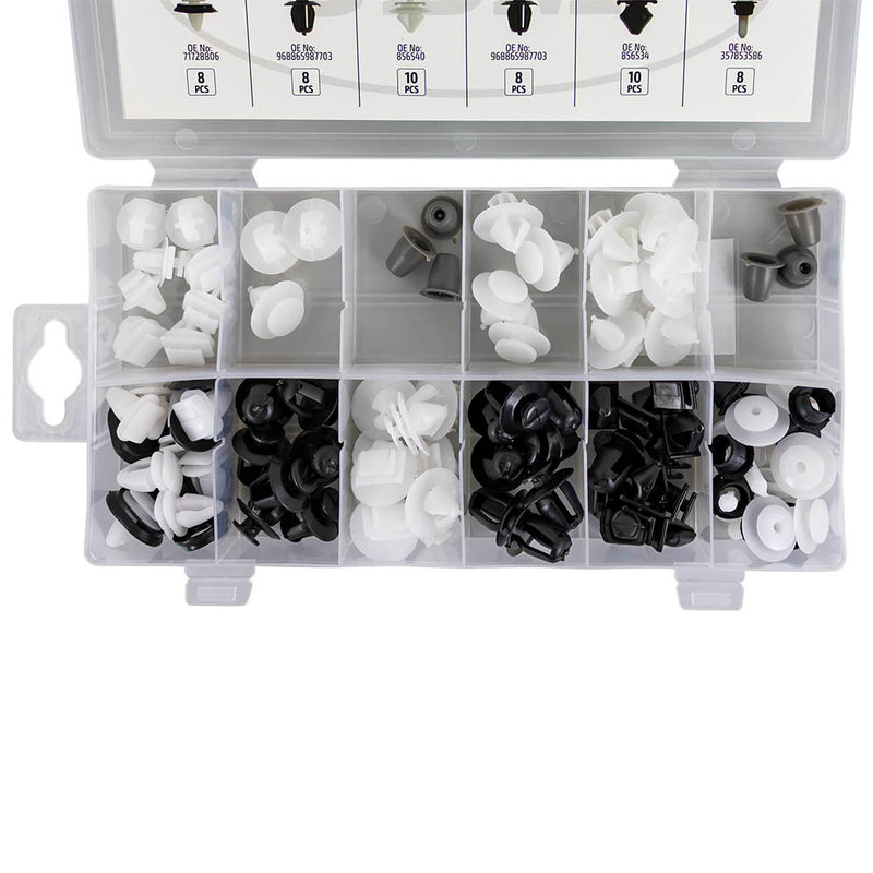 JBM (53714) Peugeot/Citroën Molding Clip Assortment 80pcs