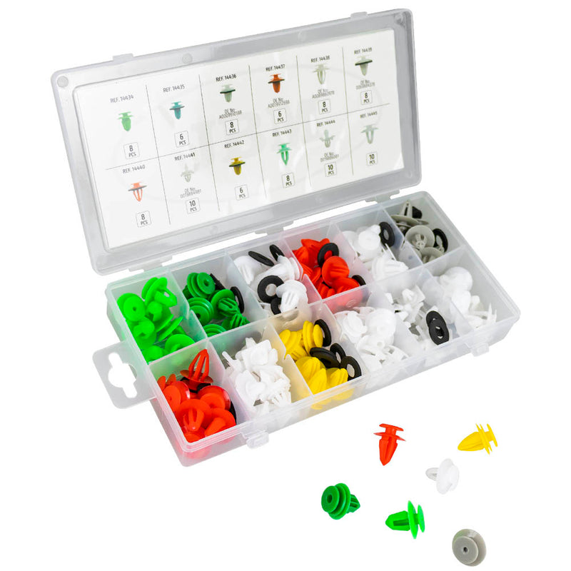 JBM (53717) Conjunto de 96 Presilhas para Painel/Moldura da Porta Mercedes-Benz