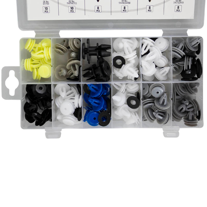 JBM (53719) Conjunto de 92 Presilhas para Painel/Moldura de Porta BMW/Mini