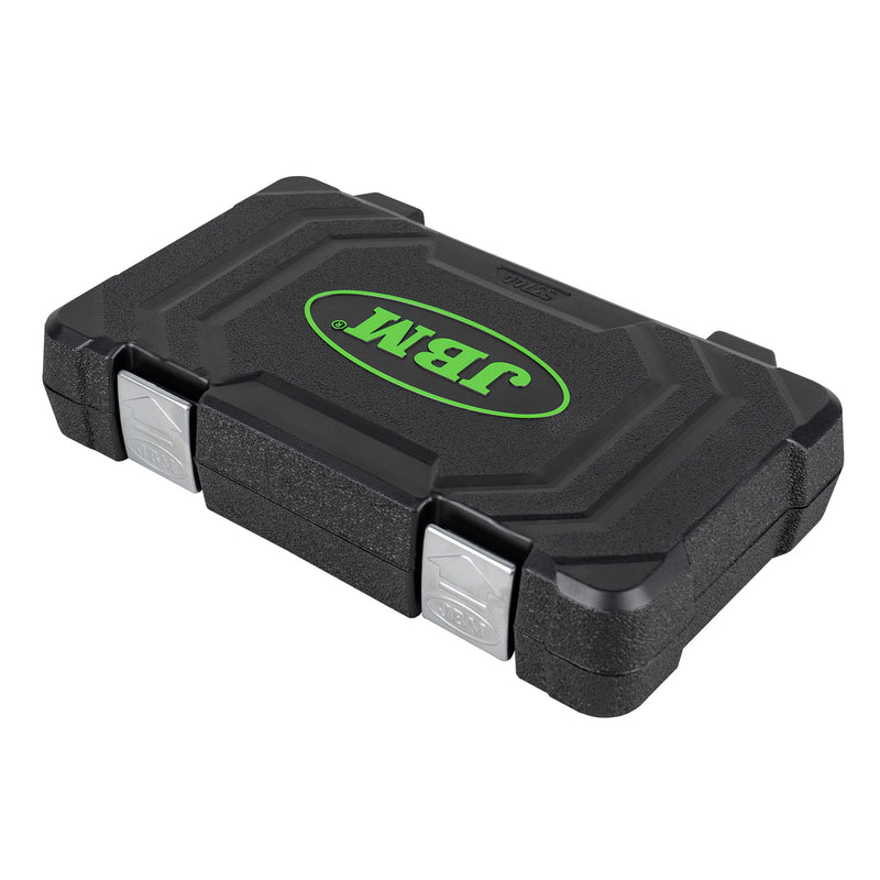 JBM (53744) Jogo de Chaves de Caixa de Impacto de 11 Peças com 12 Pontas e Encaixe de 1/2"