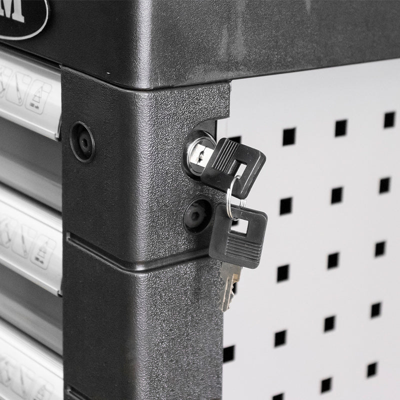 Carrinho de ferramentas JBM (53761) com 7 gavetas - Cinza - Vazio