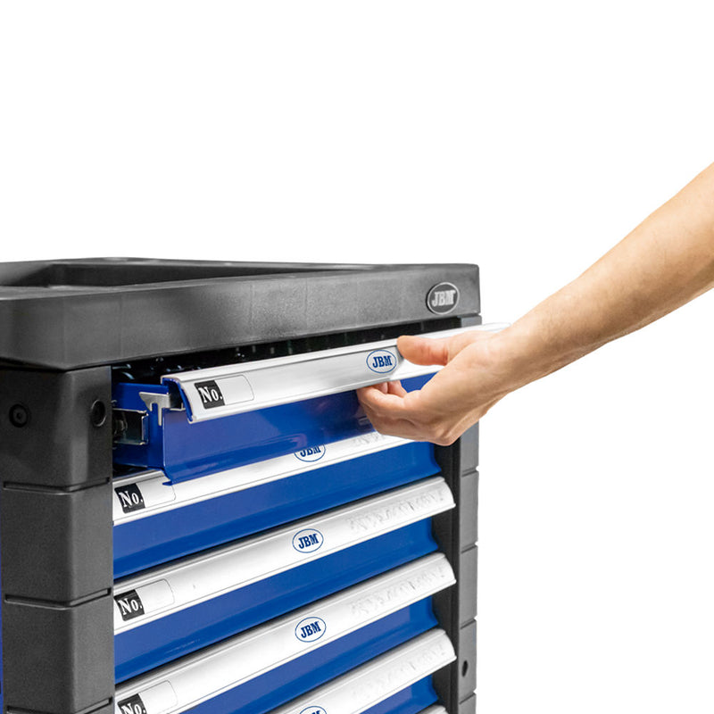 Carrinho de ferramentas JBM (53767) com 7 gavetas - Azul - Ferramentas incluídas