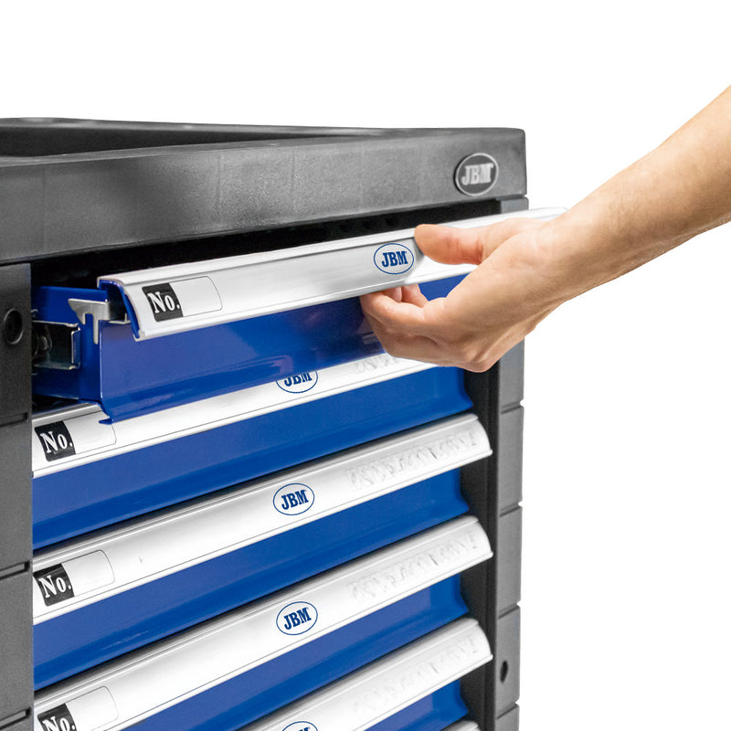 Carrinho de ferramentas JBM (53768) com 7 gavetas - Azul - Vazio