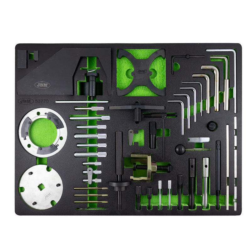Conjunto de ferramentas de bloqueio da sincronização do motor JBM (53770) para Ford/Seat/Volkswagen/Mazda/Volvo