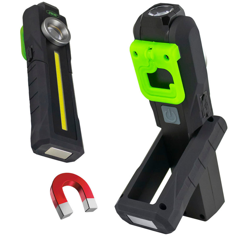 JBM (53776) Mini lámpara LED con base magnética articulada - 300 lm