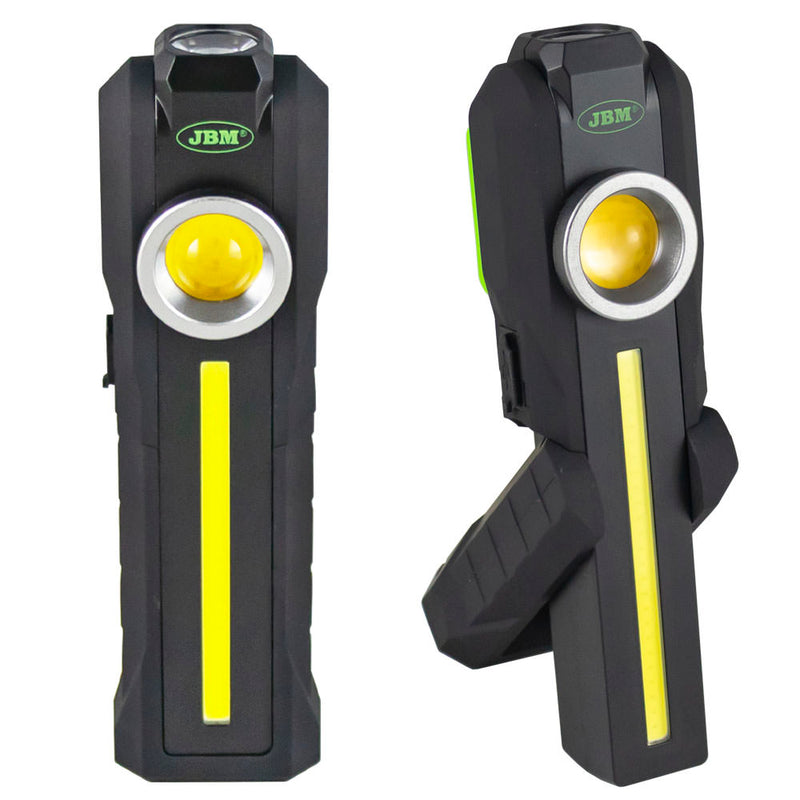 JBM (53776) Mini lámpara LED con base magnética articulada - 300 lm