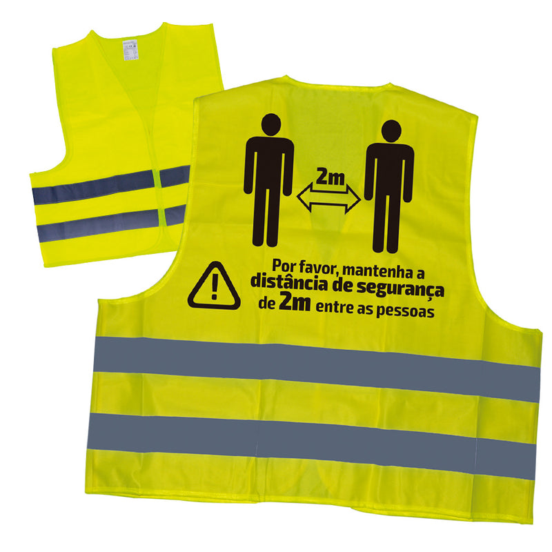 JBM (53788PT) Screen-Printed High-Visibility Vest - 2 Meters - Pt