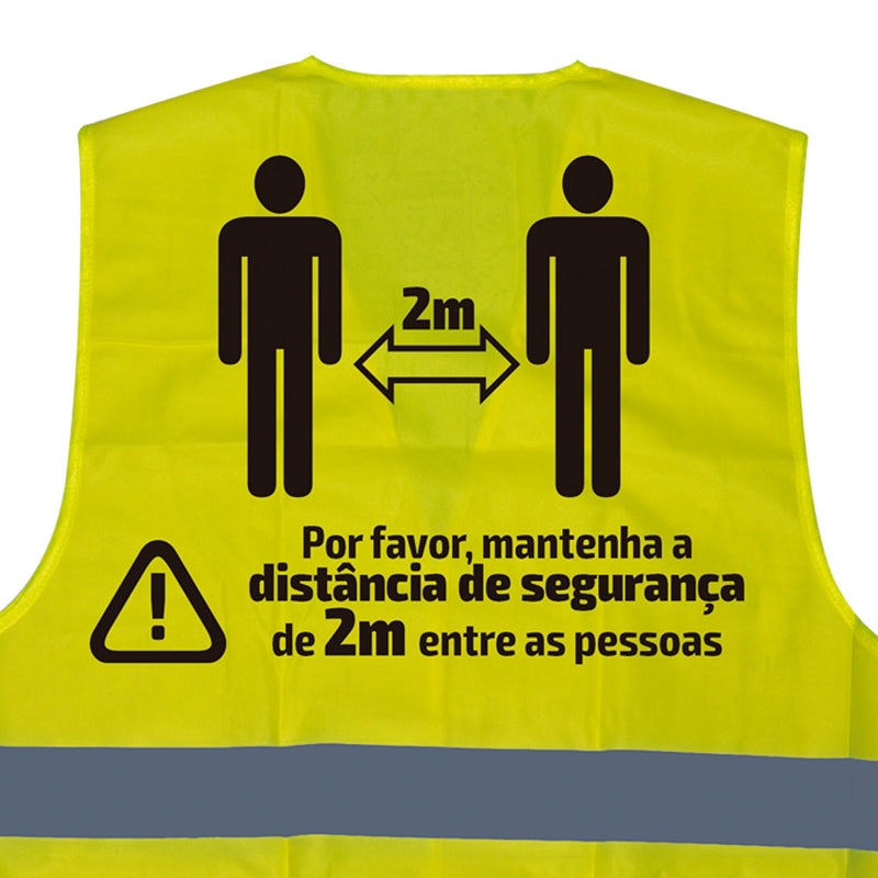 JBM (53788PT) Screen-Printed High-Visibility Vest - 2 Meters - Pt