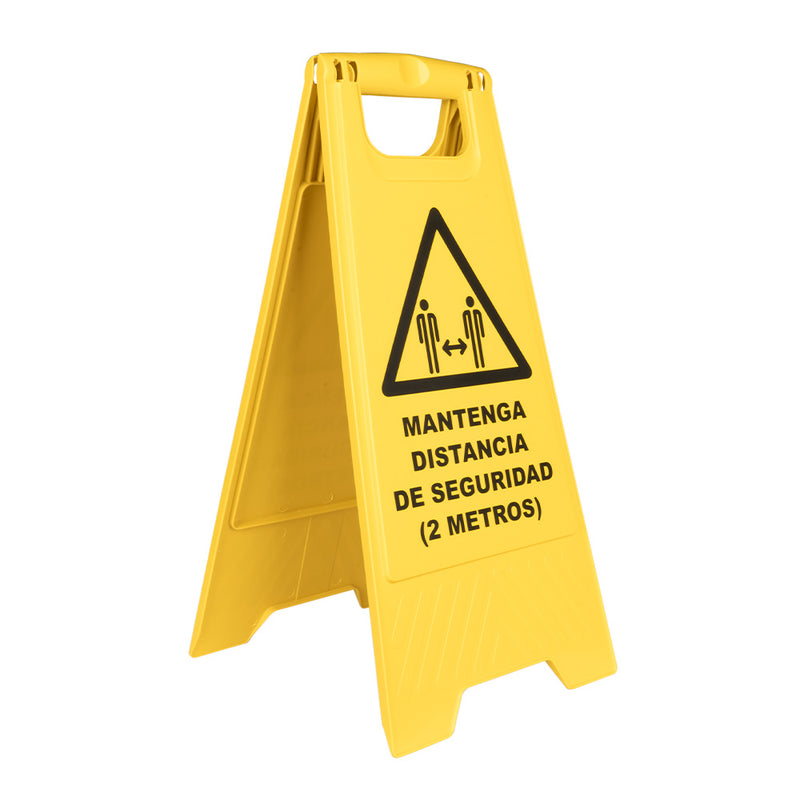 JBM (53812) Suporte de chão em plástico - Distanciamento social