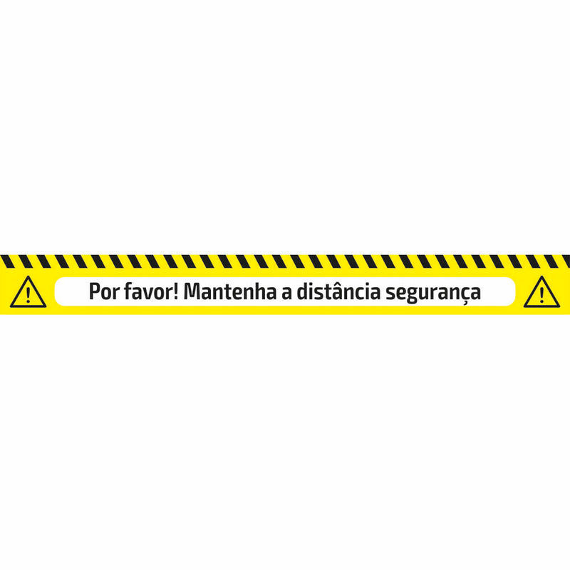 JBM (53840PT) Adhesive Warning Tape - Safety Distance