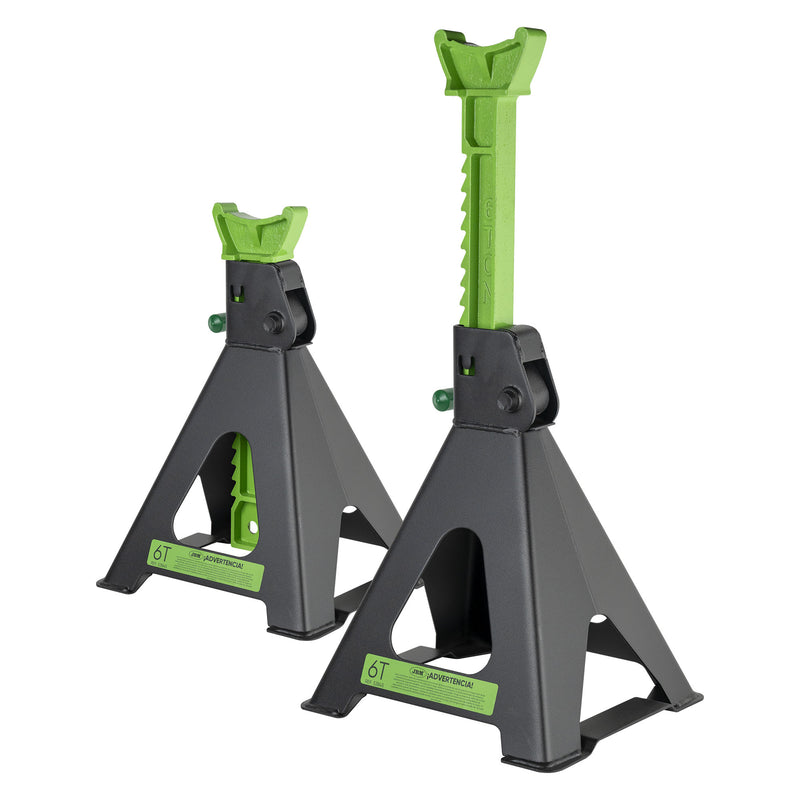 JBM (53845) Juego de 2 soportes de eje de 6 t