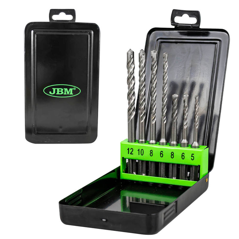 JBM (53850) Juego de 7 brocas para martillo perforador SDS Plus