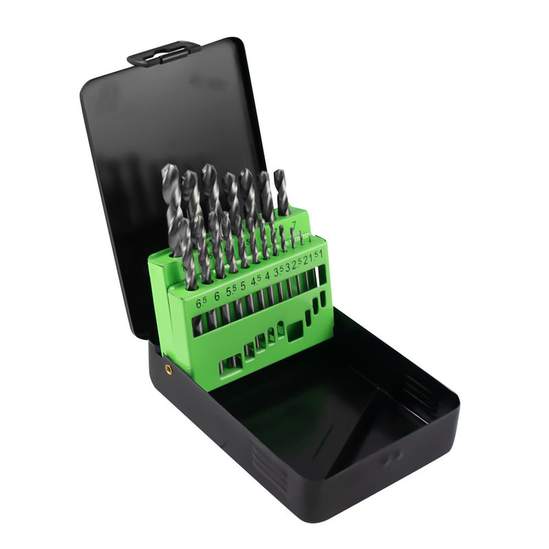 Juego de brocas helicoidales métricas HSS 4341 JBM (53854) de 1 a 10 mm