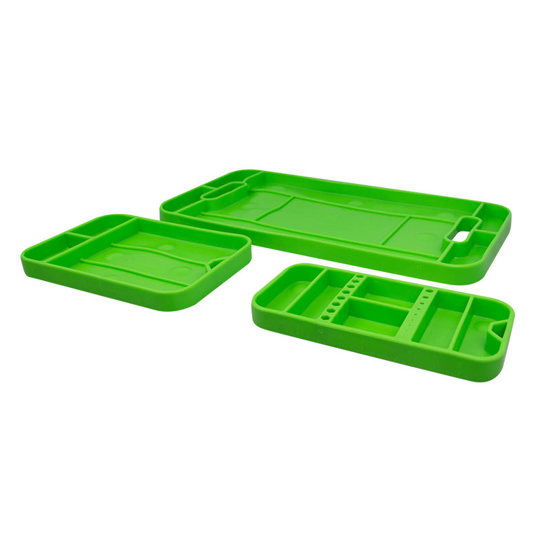JBM (53903) Juego de 3 bandejas flexibles para herramientas Super Grip
