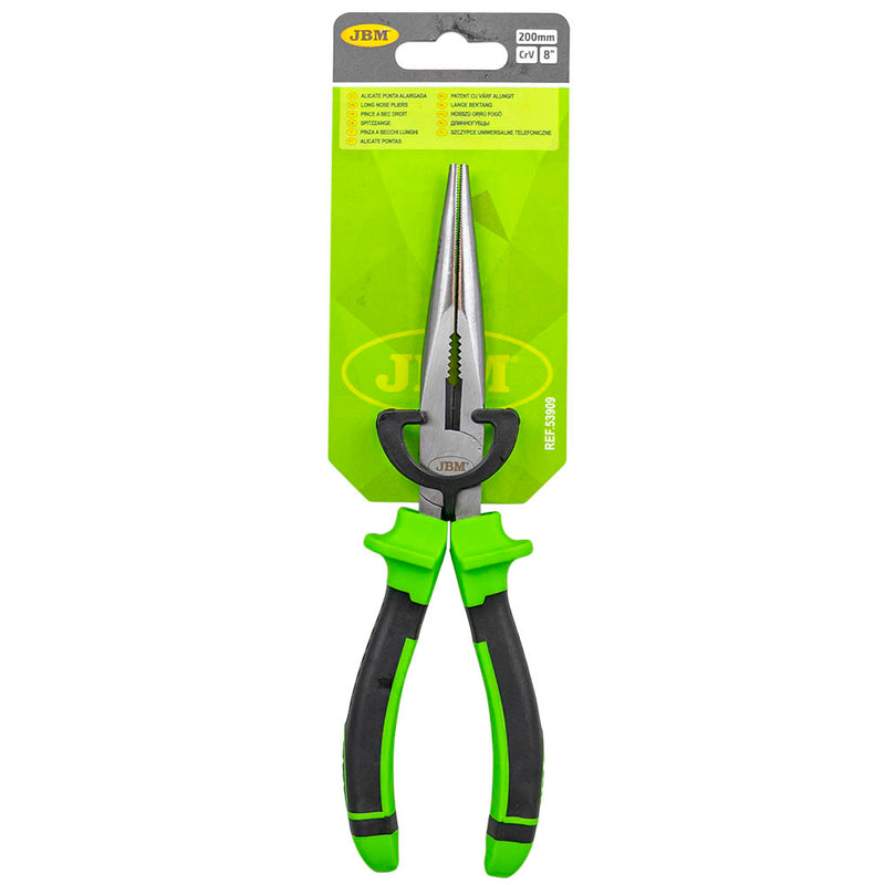 JBM (53909) Long Nose Pliers 8" - 200mm